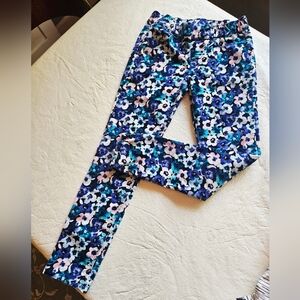 Gymboree Girls Floral Print Corduroy Straight Leg Pants